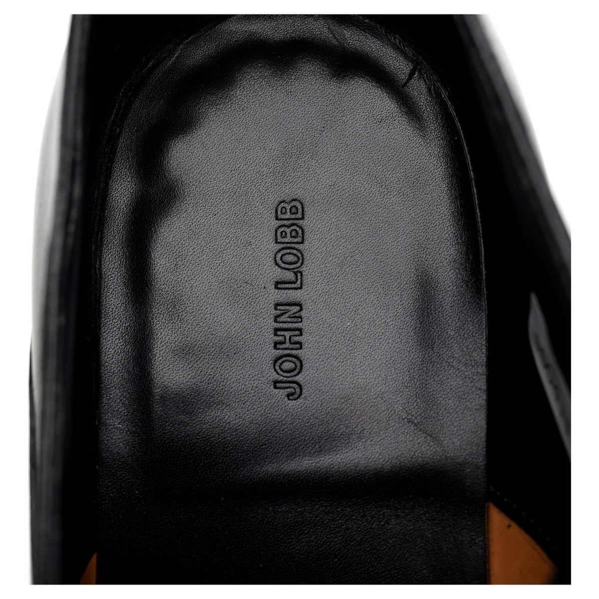 &#39;Archer&#39; Black Leather Derby UK 8 E