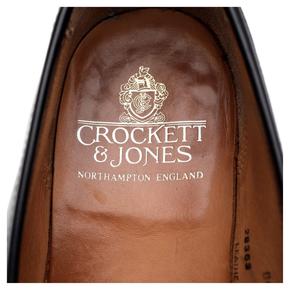 &#39;Boston&#39; Black Leather Loafers UK 8 E