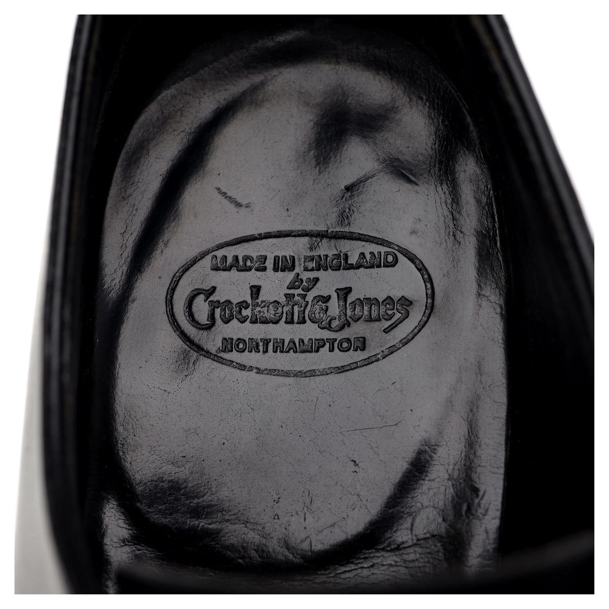 &#39;Aintree 2&#39; Black Leather Derby UK 7 E
