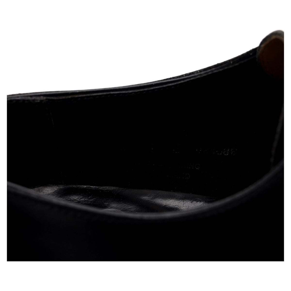 &#39;Aintree 2&#39; Black Leather Derby UK 7 E