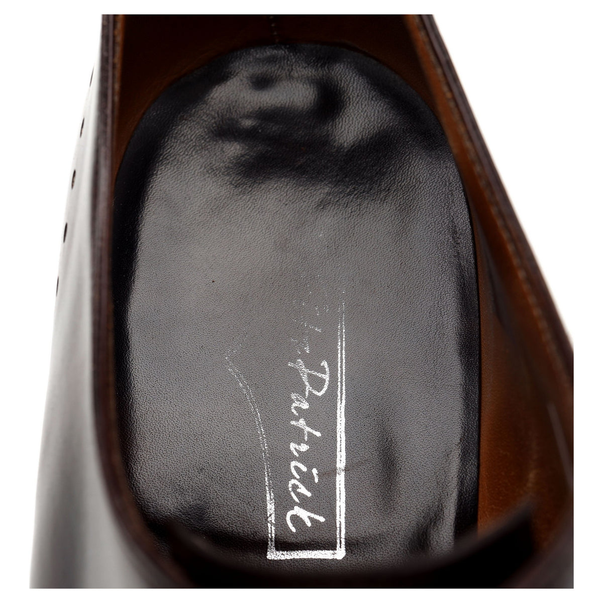&#39;Tony II&#39; Dark Brown Museum Leather Wholecut Oxford UK 8.5 E
