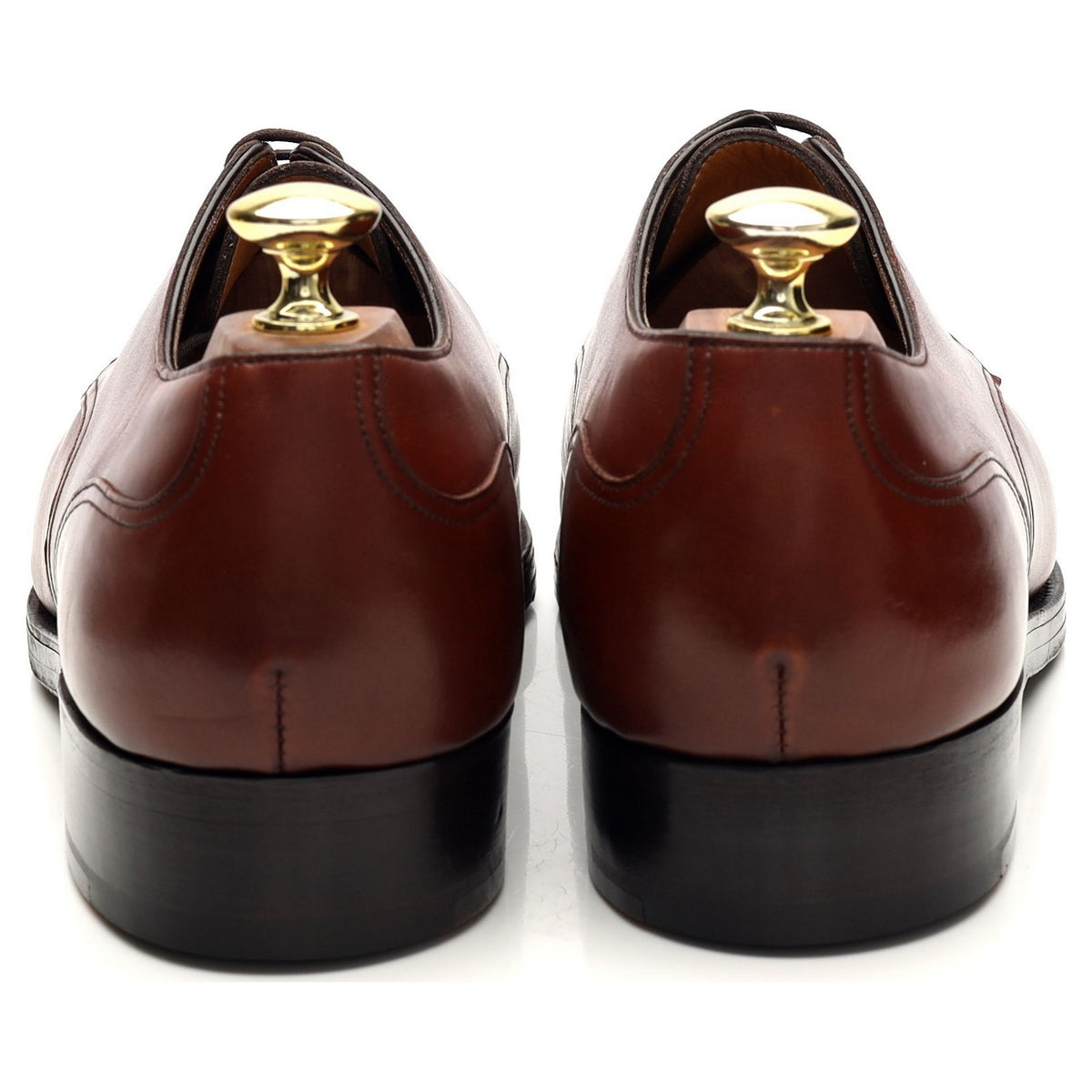 &#39;Dover&#39; Brown Leather Split Toe Derby UK 7.5 E