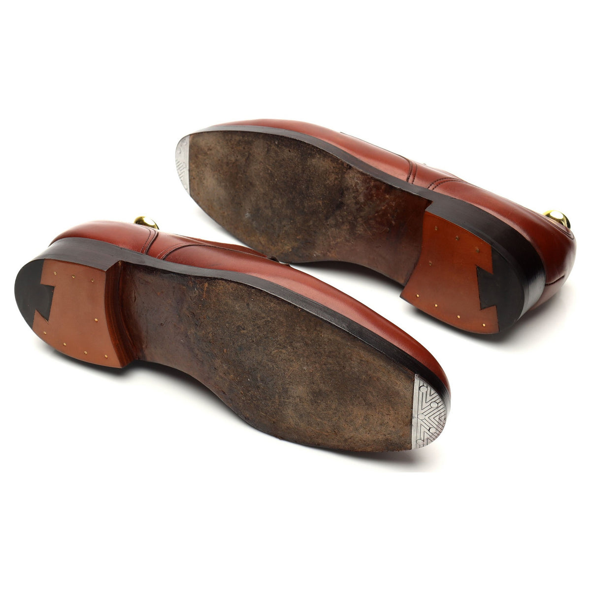 &#39;Dover&#39; Brown Leather Split Toe Derby UK 7.5 E