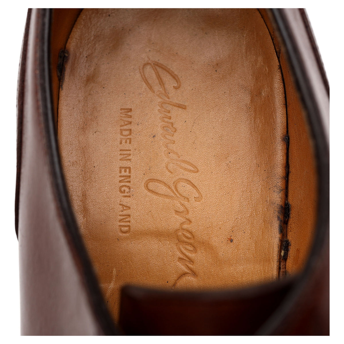&#39;Dover&#39; Brown Leather Split Toe Derby UK 7.5 E