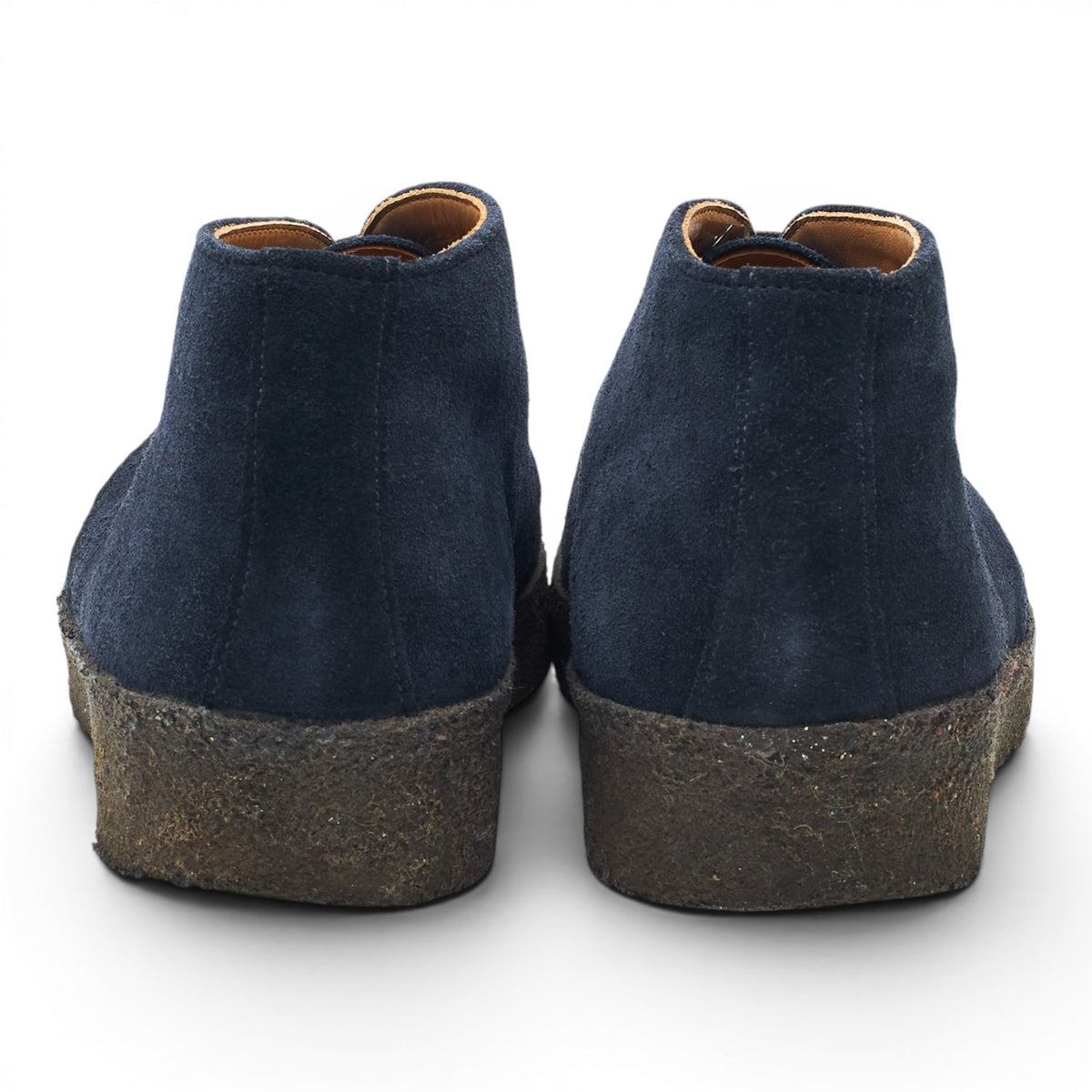 'Hi Top' Navy Blue Suede Chukka Boots UK 9 F