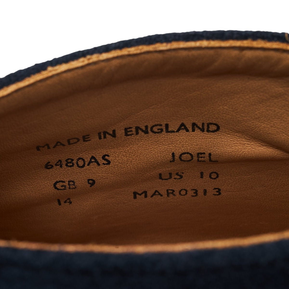 'Hi Top' Navy Blue Suede Chukka Boots UK 9 F