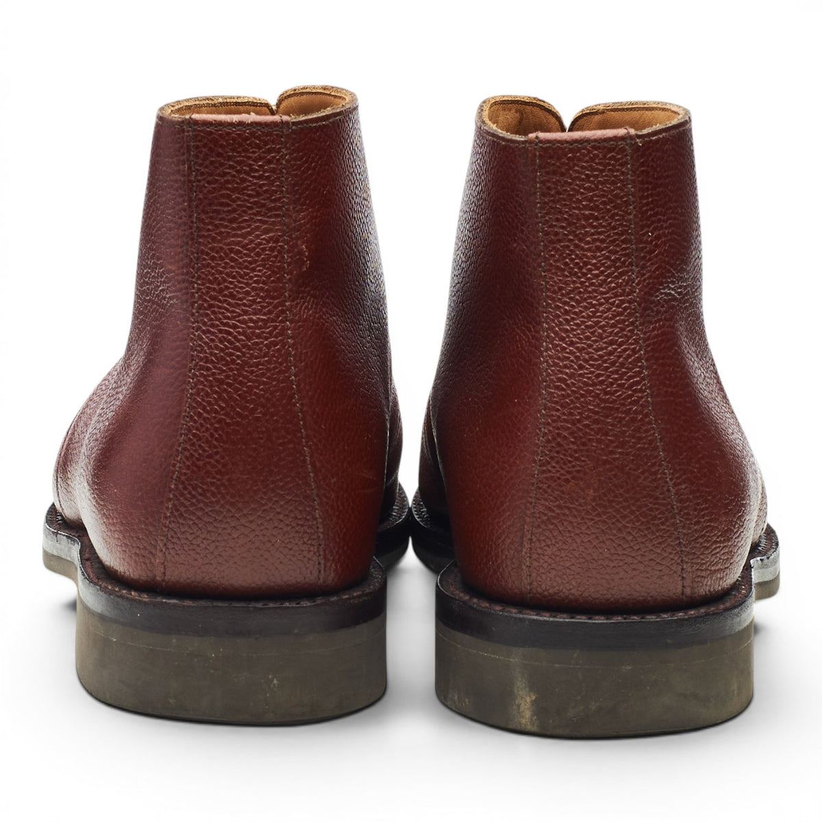 'Holborn' Brown Grain Leather Chukka Boots UK 9 G