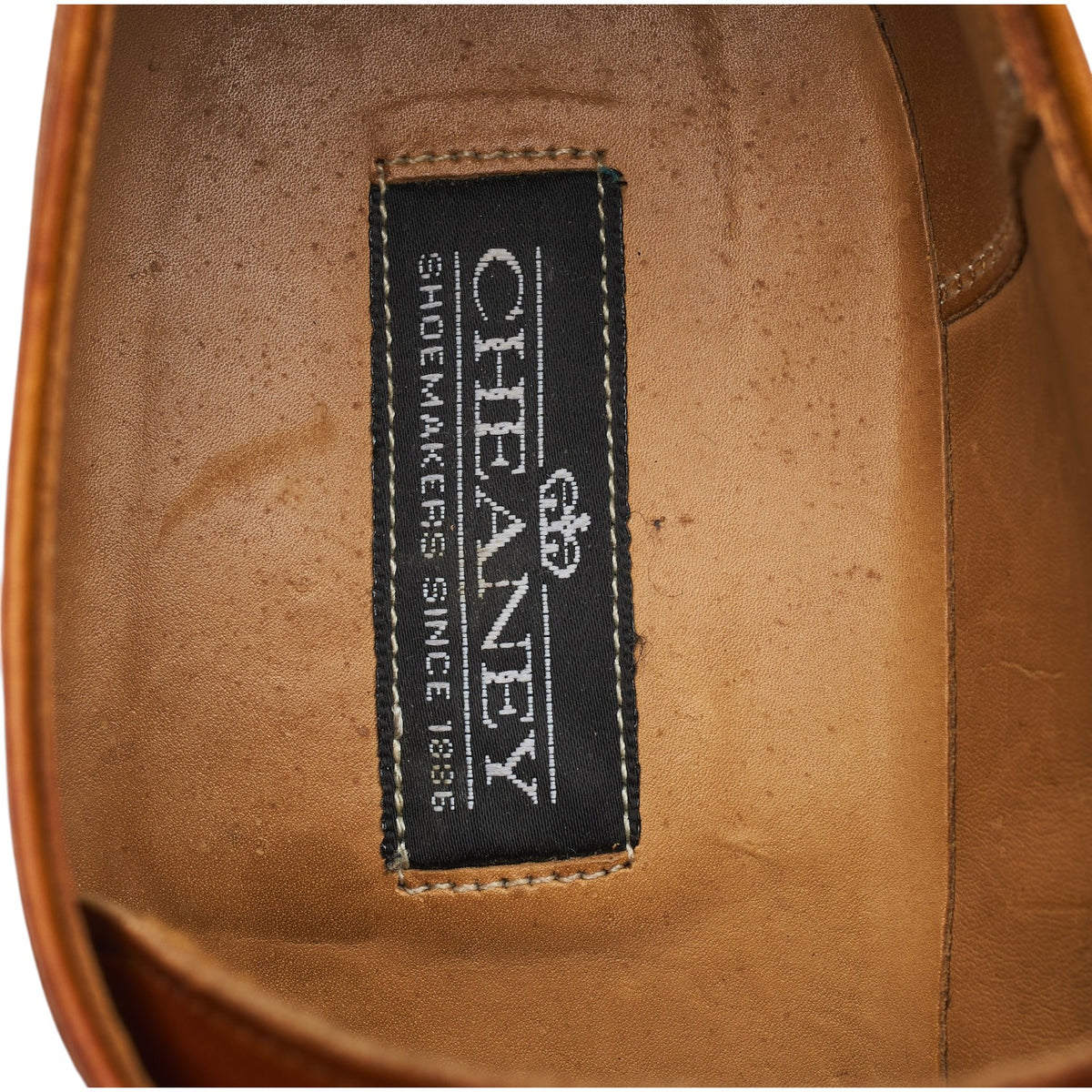 Vintage 'Bobby' Tan Brown Leather Derby UK 9 F