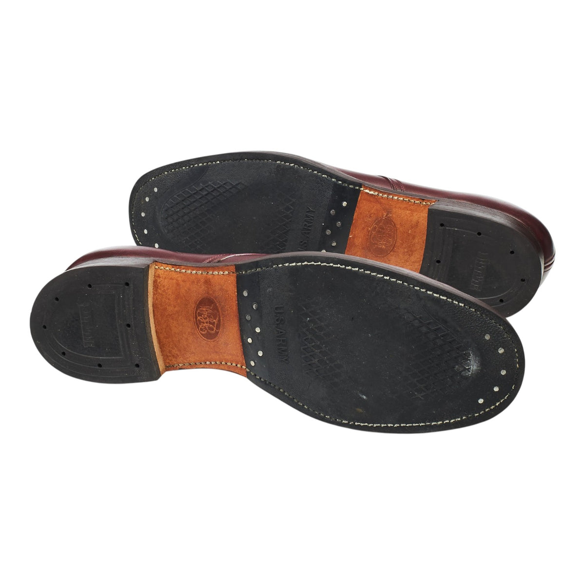 'Lot 3037' Burgundy Leather Derby UK 10.5