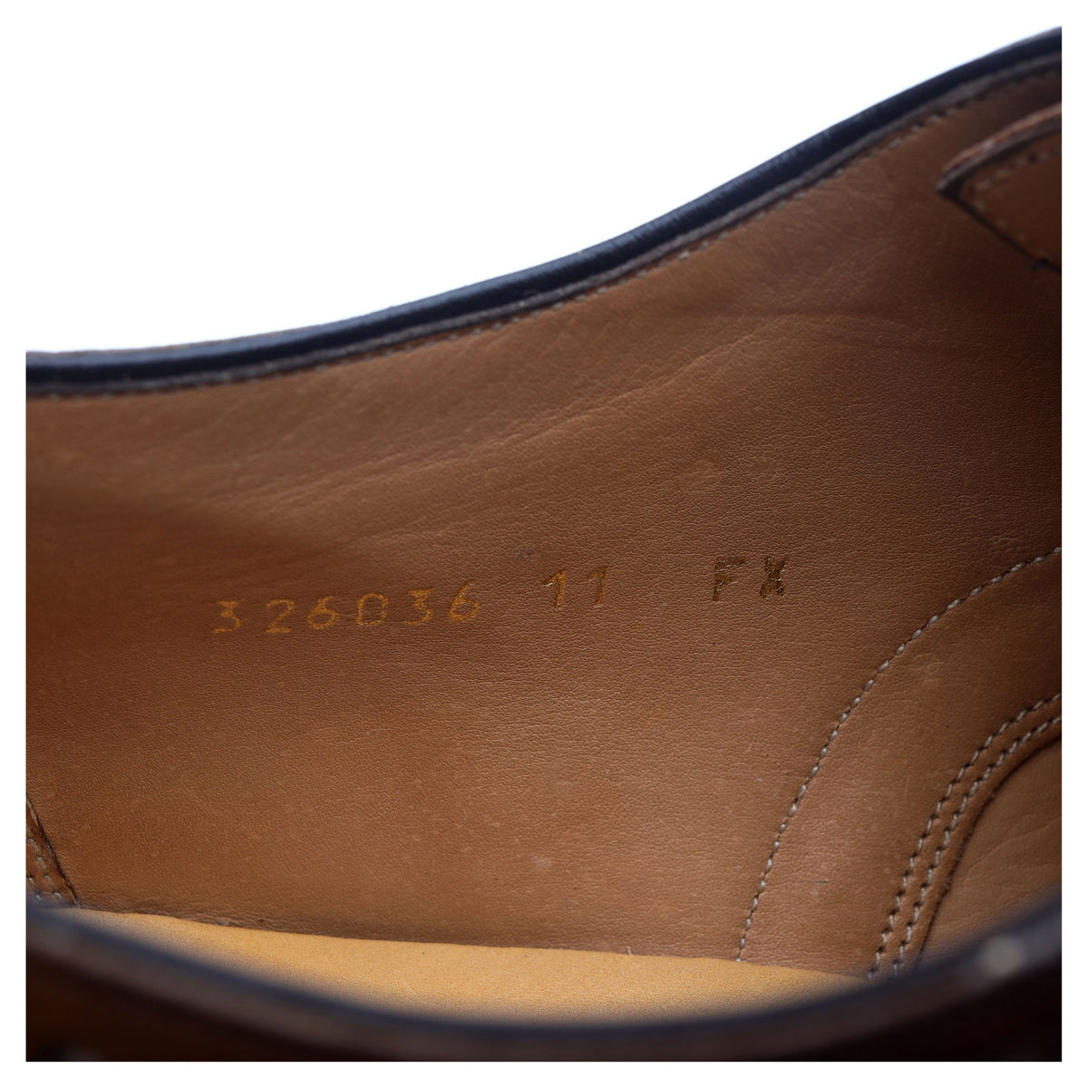 &#39;Cambridge&#39; Brown Beige Two Tone Leather Brogues UK 11 FX