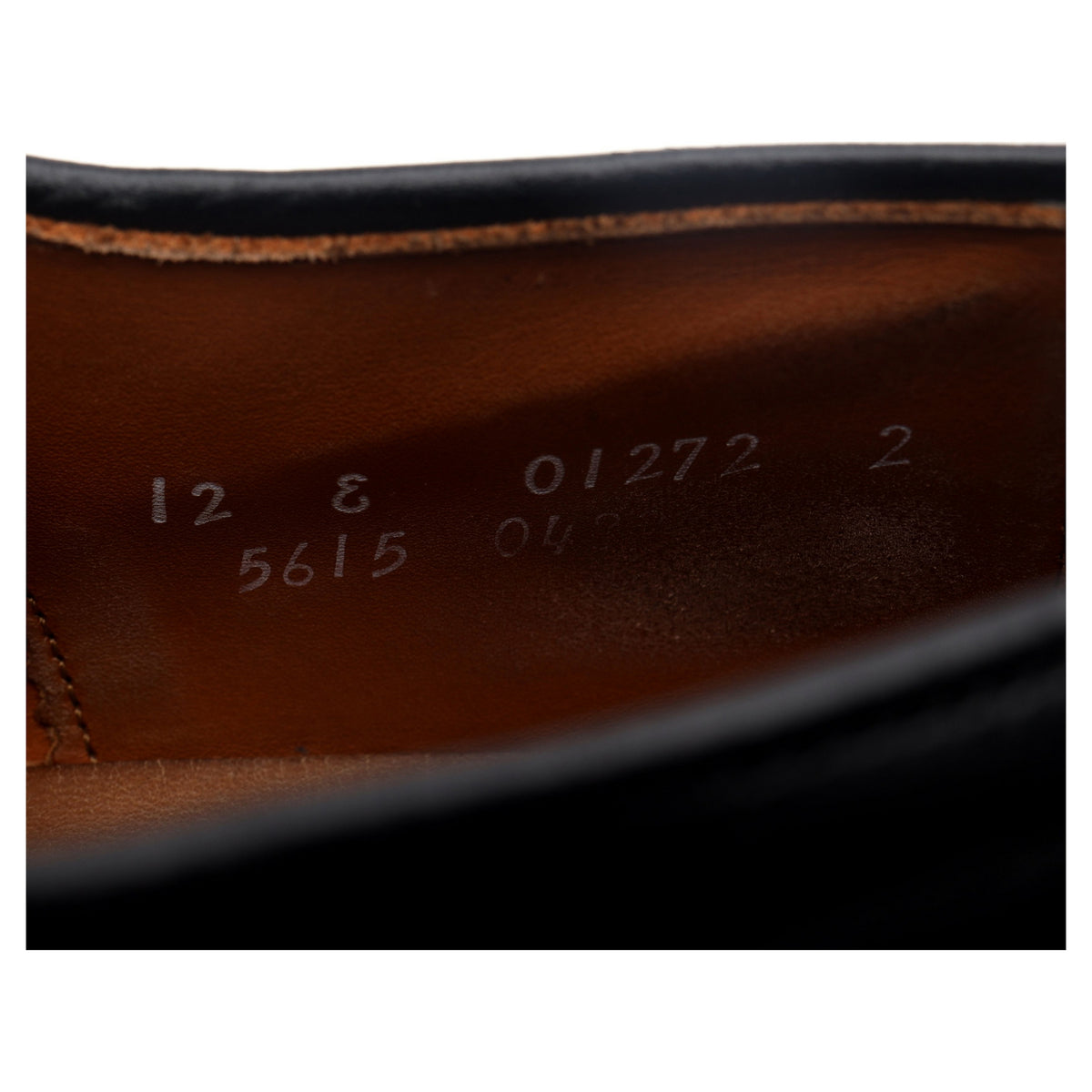 &#39;Park Avenue&#39; Black Leather Oxford UK 11.5 US 12 E