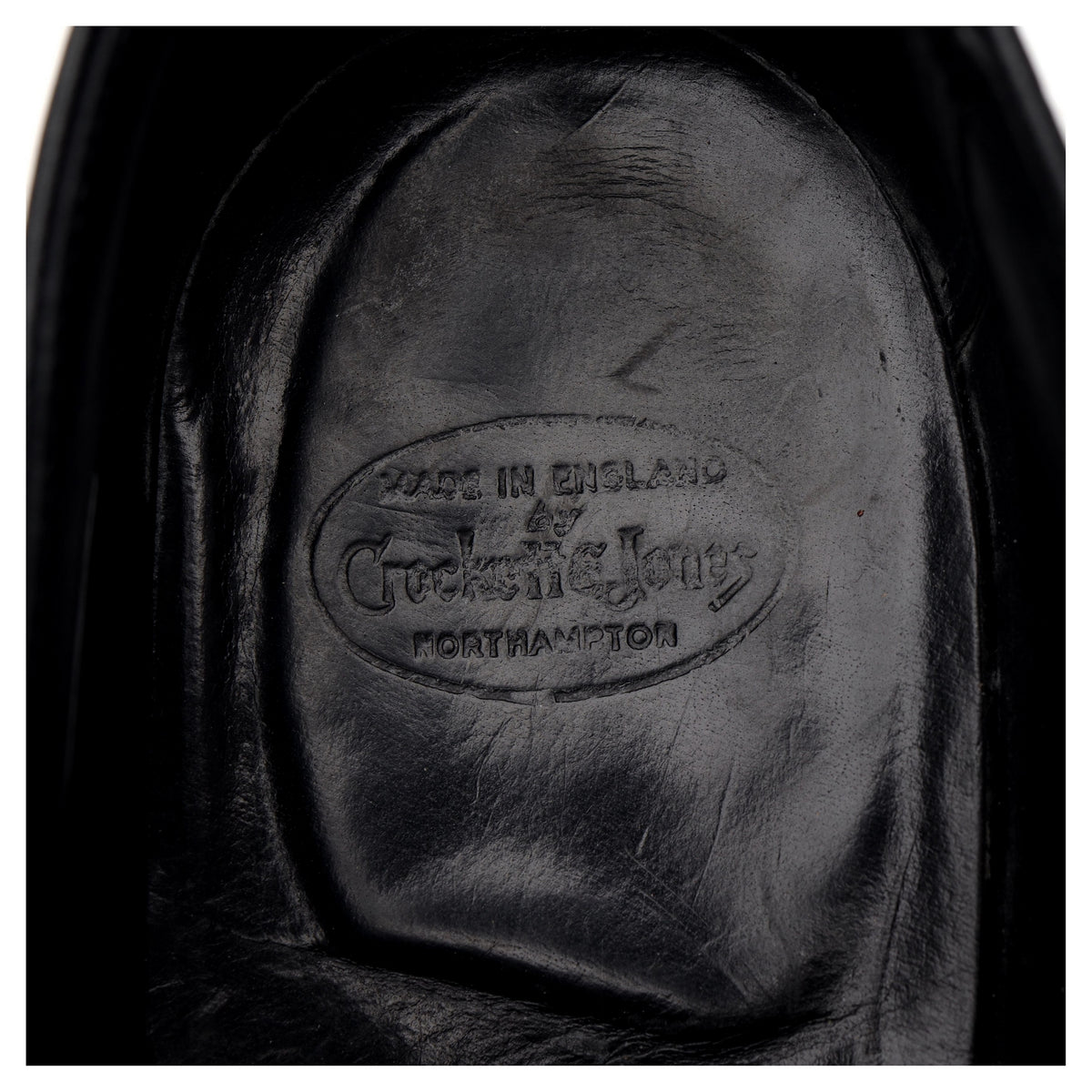 &#39;Brunswick&#39; Black Leather Derby Brogues UK 10.5 E