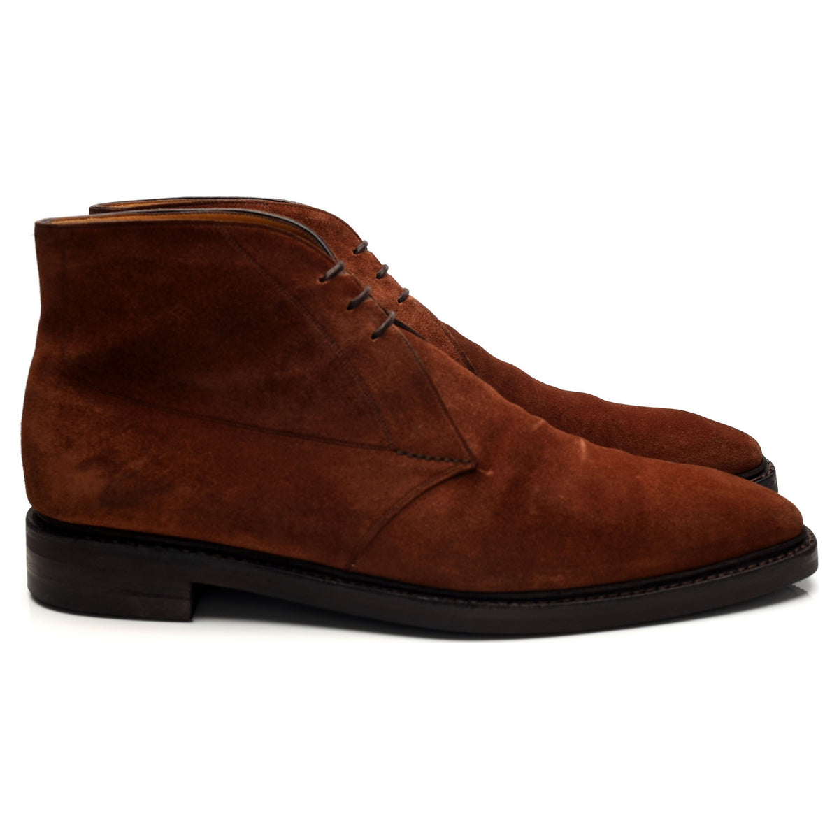 &#39;Arran&#39; Snuff Brown Suede Chukka Boots UK 12 E