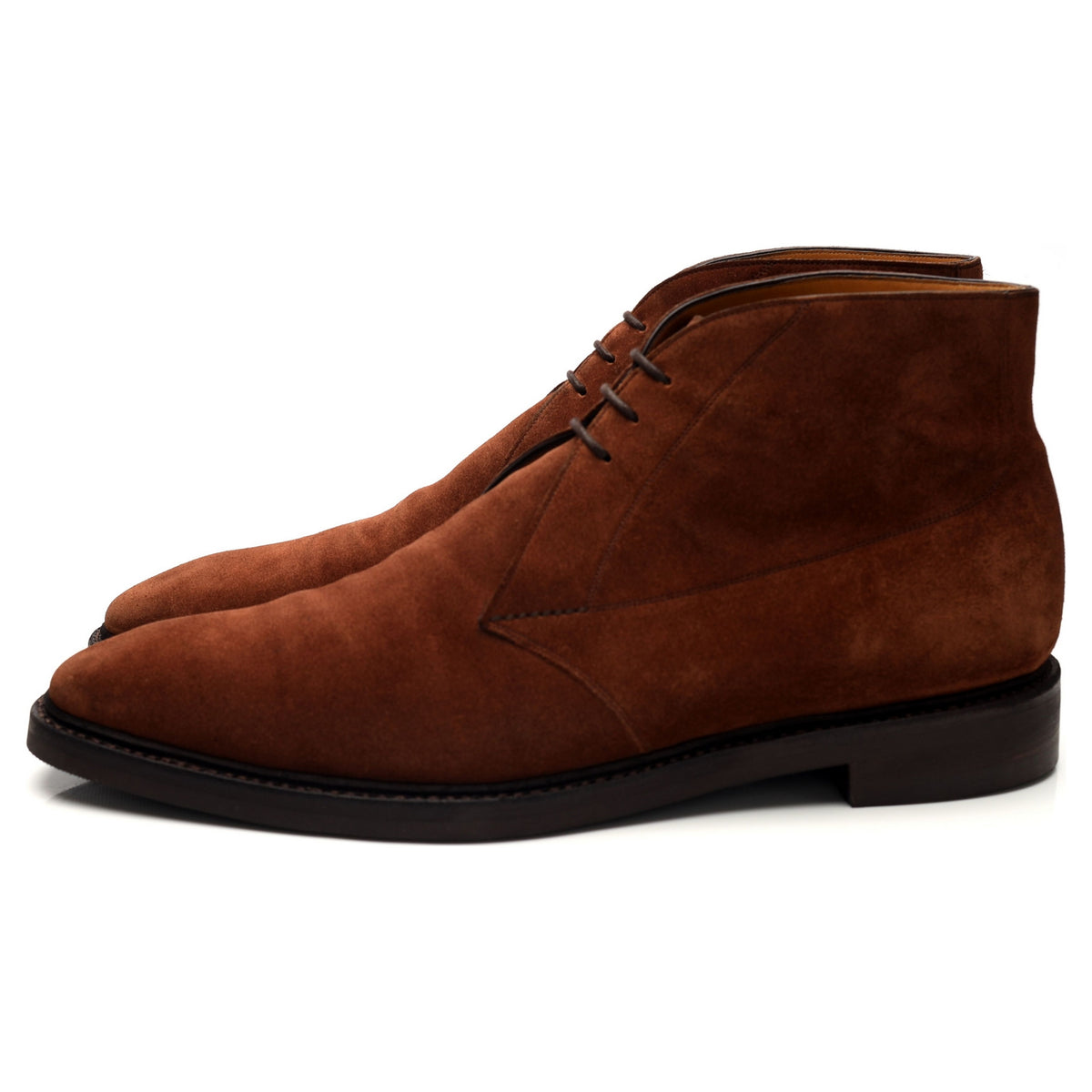 &#39;Arran&#39; Snuff Brown Suede Chukka Boots UK 12 E