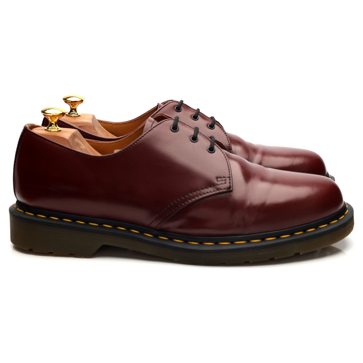 &#39;1461&#39; Burgundy Leather Derby UK 11