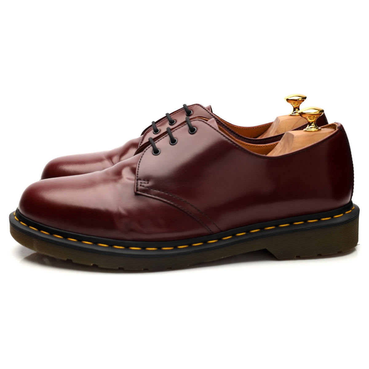 &#39;1461&#39; Burgundy Leather Derby UK 11