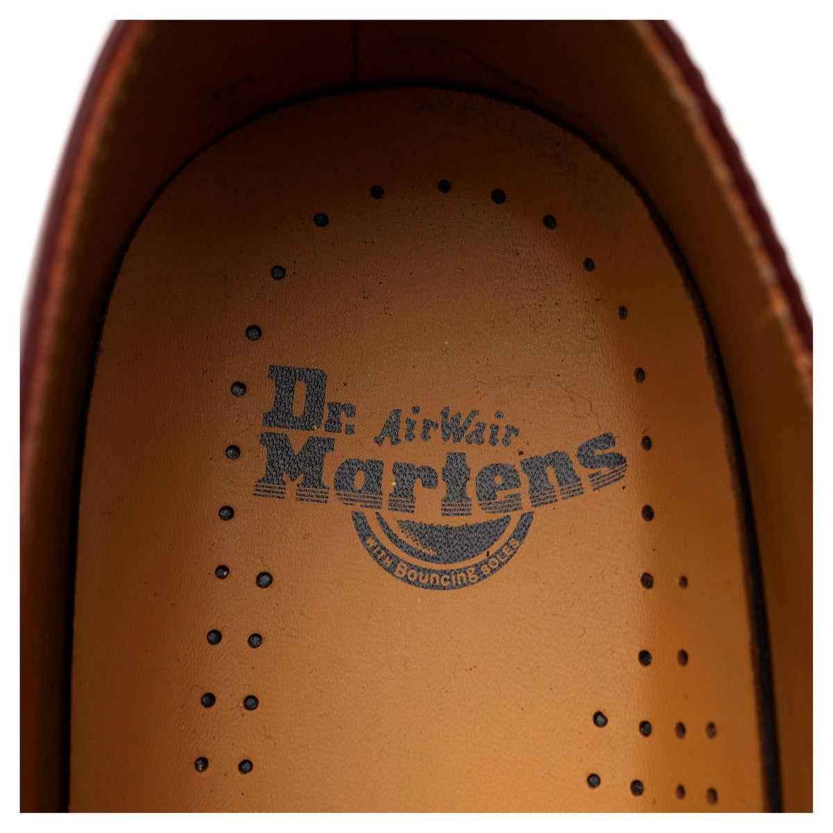 &#39;1461&#39; Burgundy Leather Derby UK 11