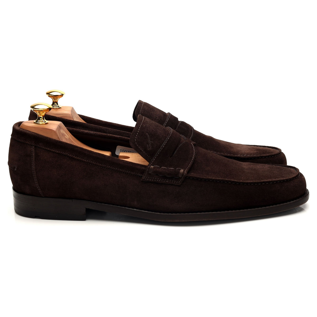 Dark Brown Suede Loafers UK 11.5