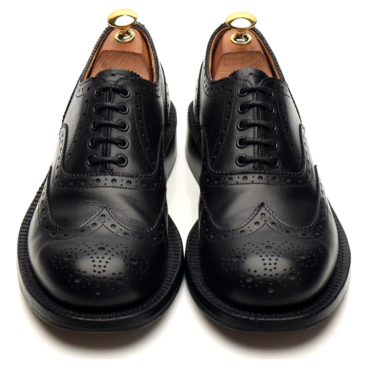 G:One Black Leather Oxford Brogues UK 7 G