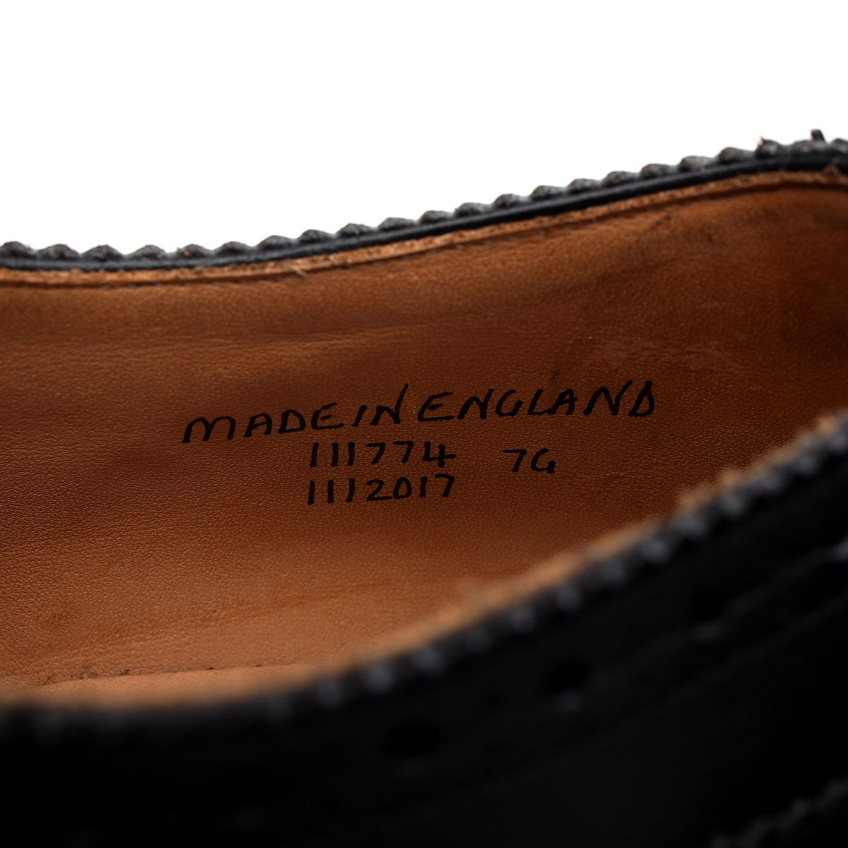 G:One Black Leather Oxford Brogues UK 7 G
