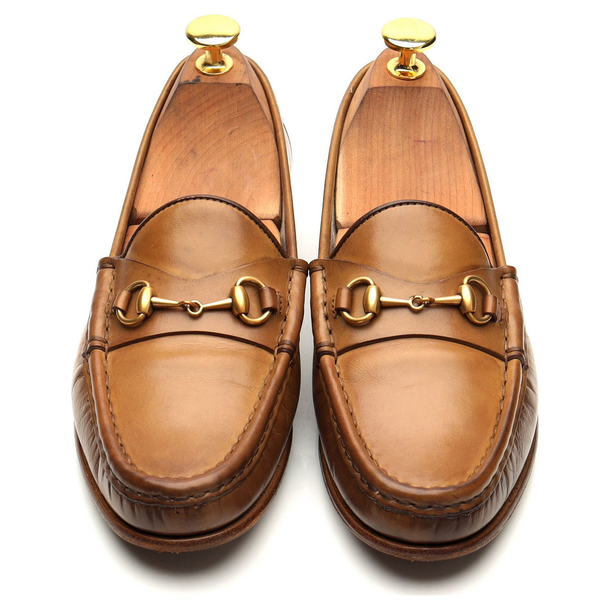 Women&#39;s &#39;Horsebit 1953&#39; Tan Brown Leather Loafers UK 3.5 EU 36.5