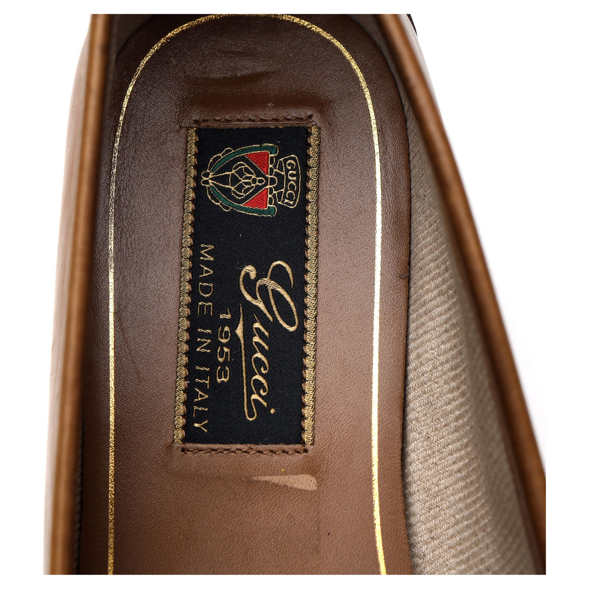 Women&#39;s &#39;Horsebit 1953&#39; Tan Brown Leather Loafers UK 3.5 EU 36.5
