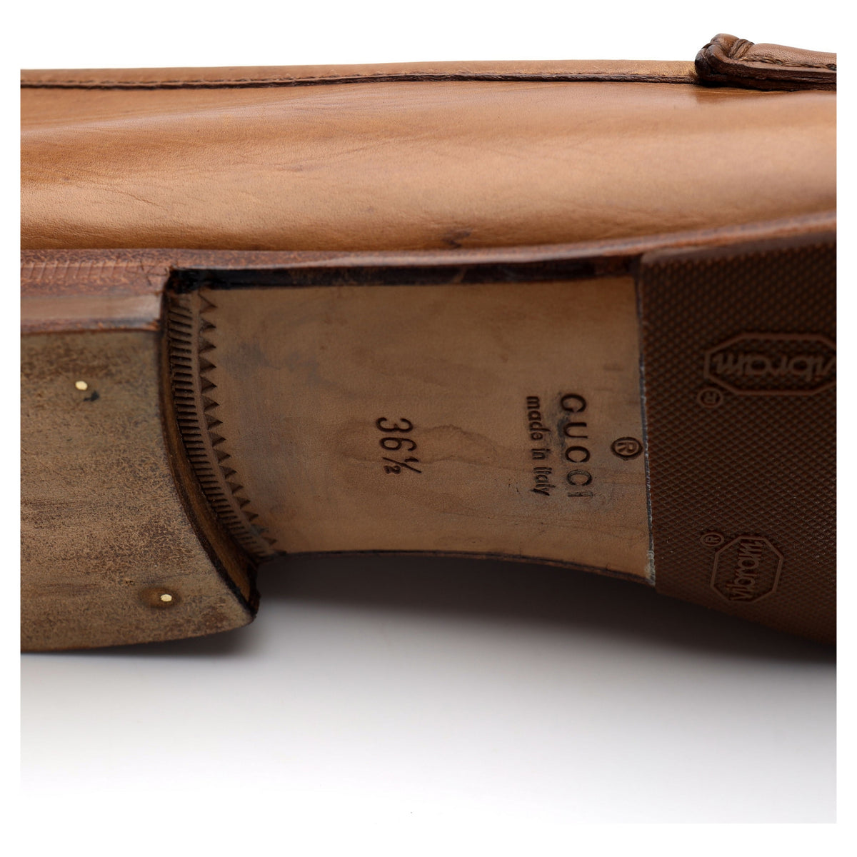 Women&#39;s &#39;Horsebit 1953&#39; Tan Brown Leather Loafers UK 3.5 EU 36.5