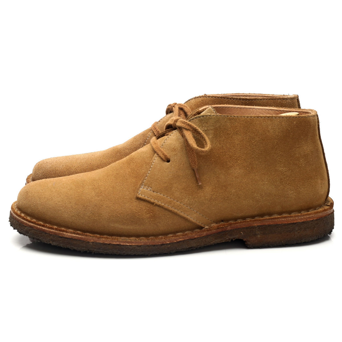 &#39;Greenflex&#39; Tan Brown Suede Chukka Boots UK 7 EU 41