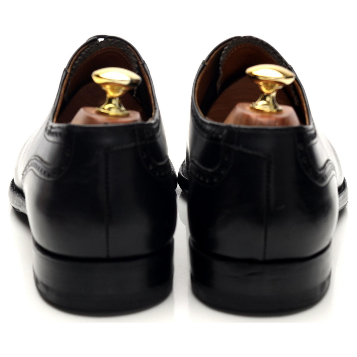 &#39;Westbourne&#39; Black Leather Oxford UK 8.5 E