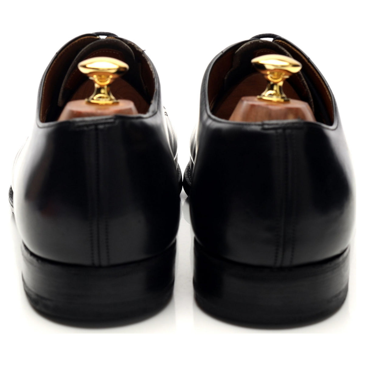 &#39;Barcroft&#39; Black Leather Oxford UK 10.5 F
