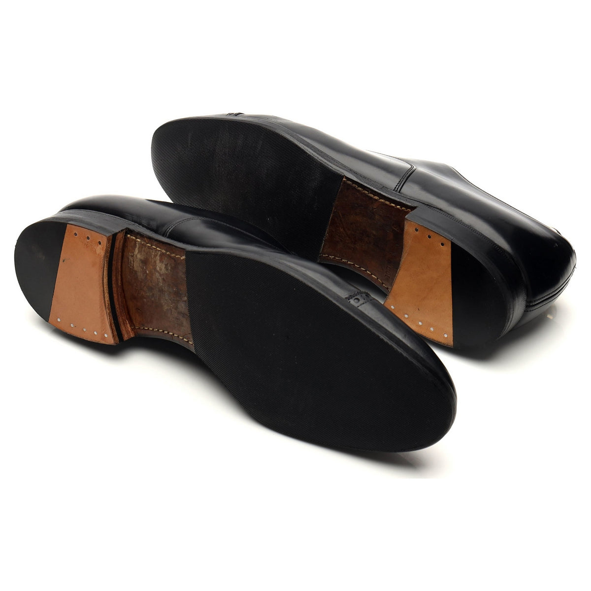 &#39;Barcroft&#39; Black Leather Oxford UK 10.5 F