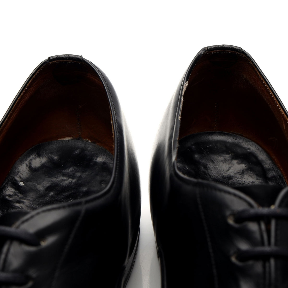&#39;Barcroft&#39; Black Leather Oxford UK 10.5 F