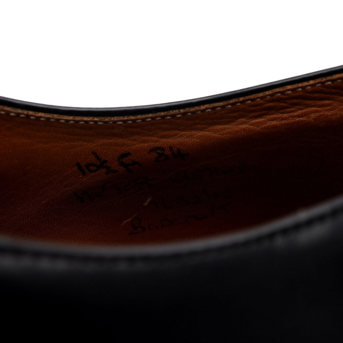 &#39;Barcroft&#39; Black Leather Oxford UK 10.5 F