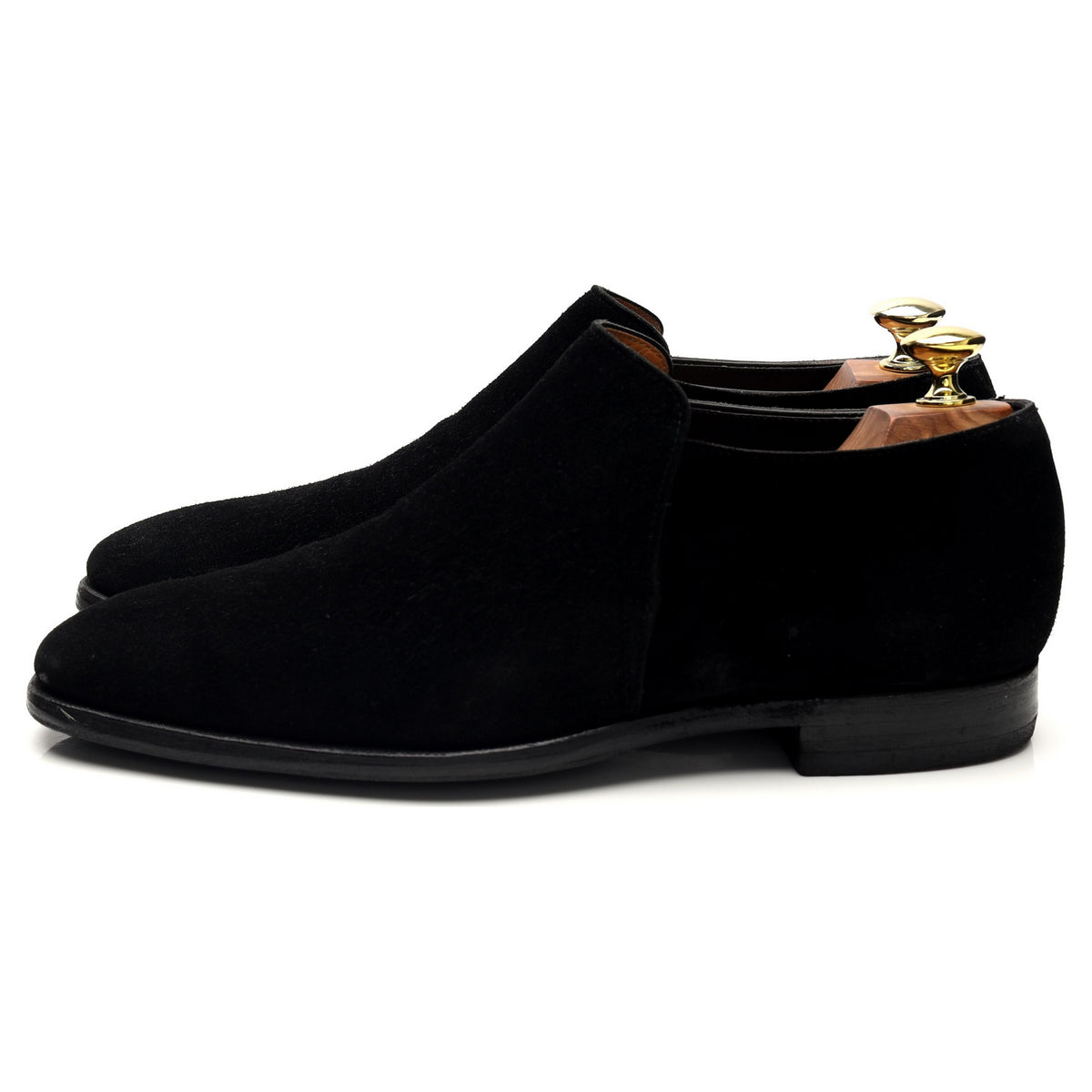 &#39;Kempton&#39; Black Suede Demi Boot UK 7 E