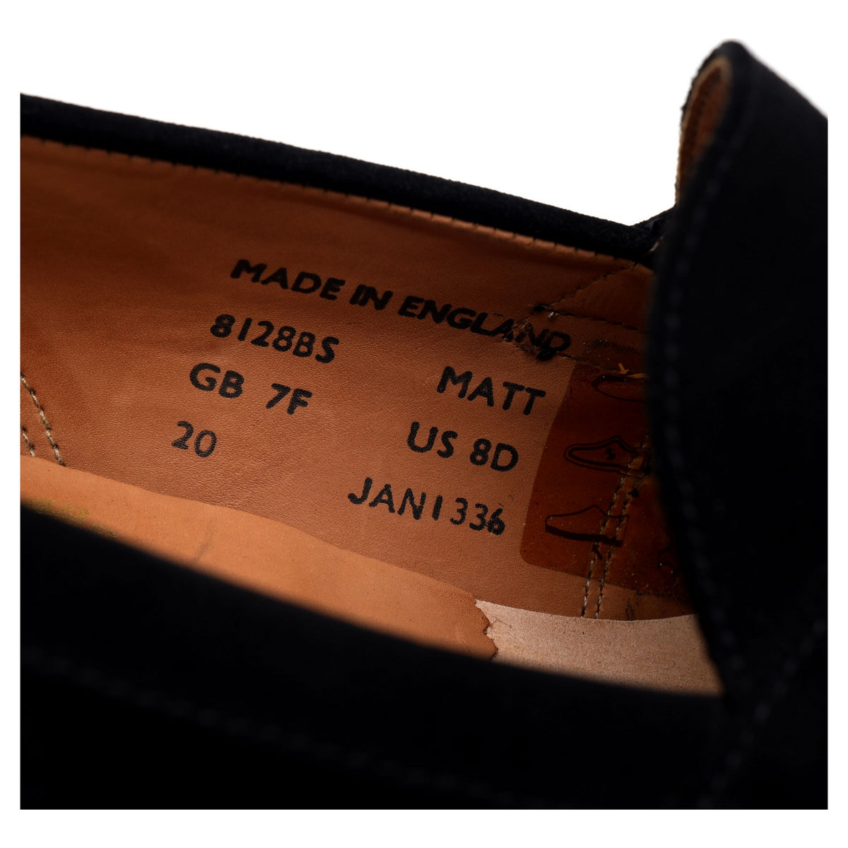 &#39;Madrid&#39; Black Suede Loafers UK 7 F