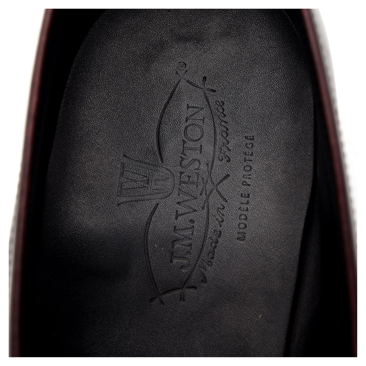 &#39;180 Mocassin&#39; Burgundy Leather Loafers 6 D UK 7