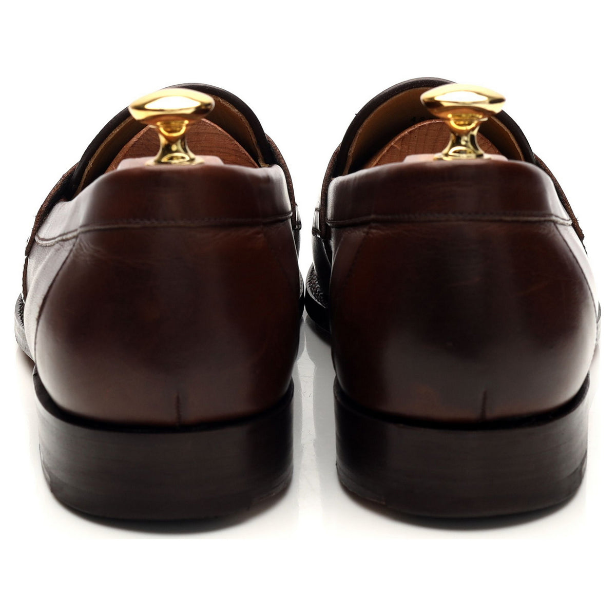 &#39;Portsmouth&#39; Brown Leather Loafers UK 9 F