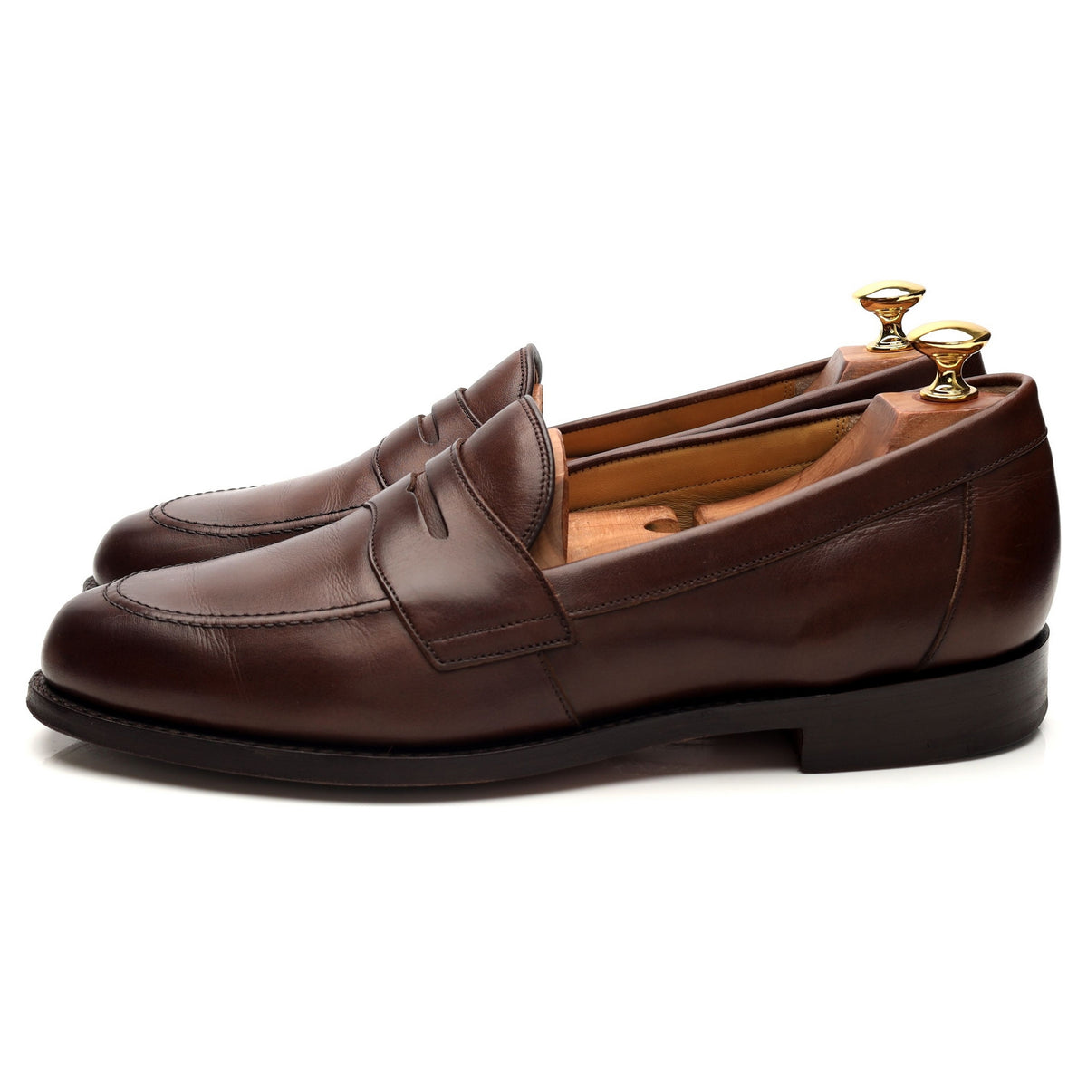 &#39;Portsmouth&#39; Brown Leather Loafers UK 9 F