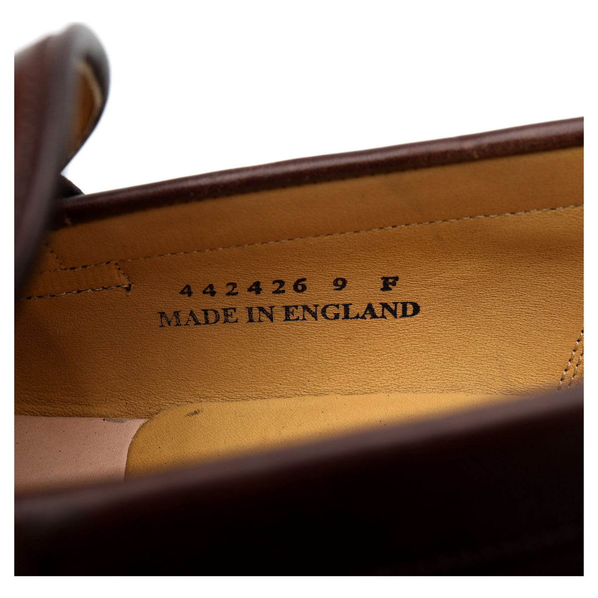 &#39;Portsmouth&#39; Brown Leather Loafers UK 9 F