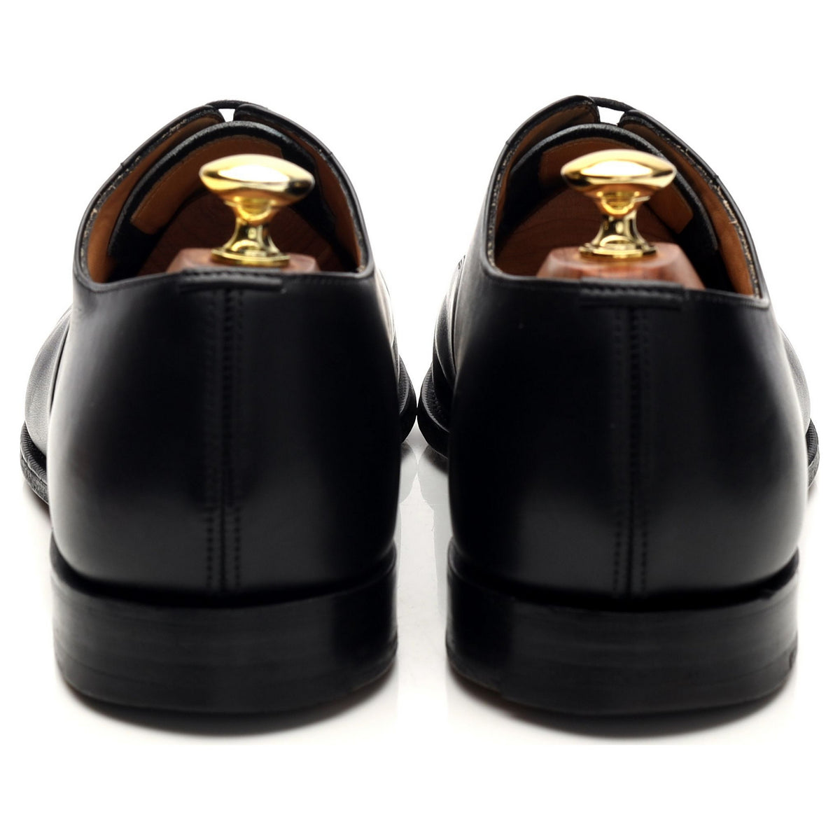 &#39;Consul&#39; Black Leather Oxford UK 8.5 G