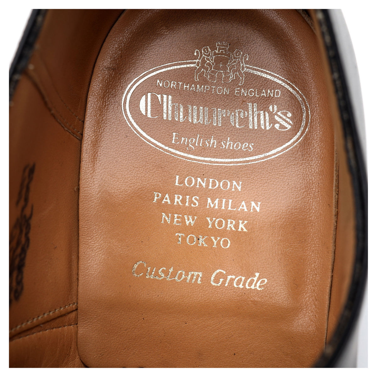 &#39;Consul&#39; Black Leather Oxford UK 8.5 G