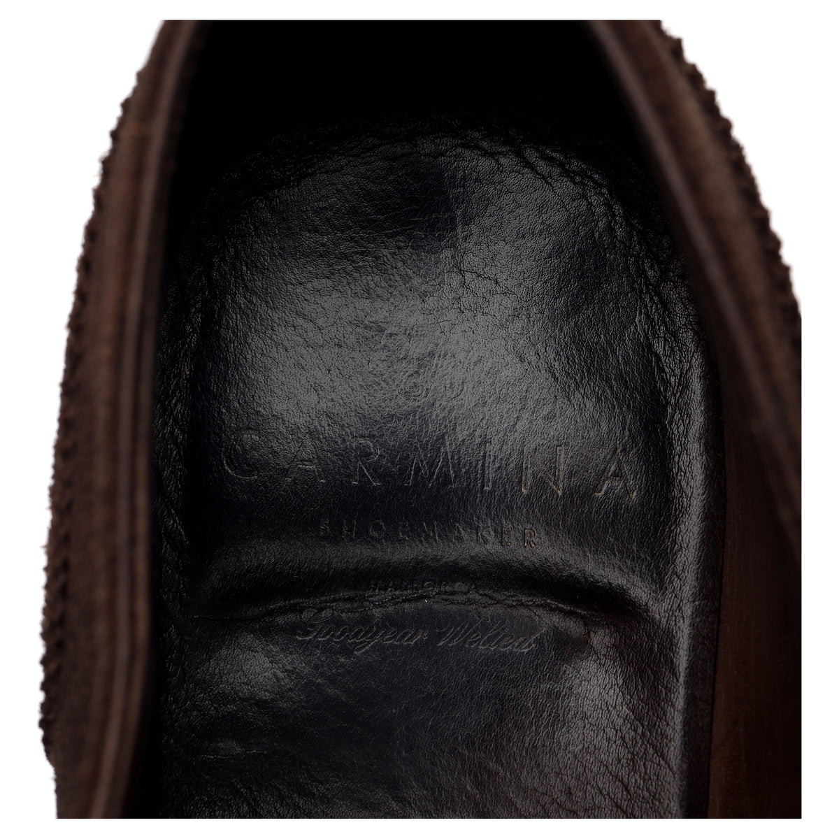 &#39;10051&#39; Dark Brown Suede Oxford Brogues UK 7.5