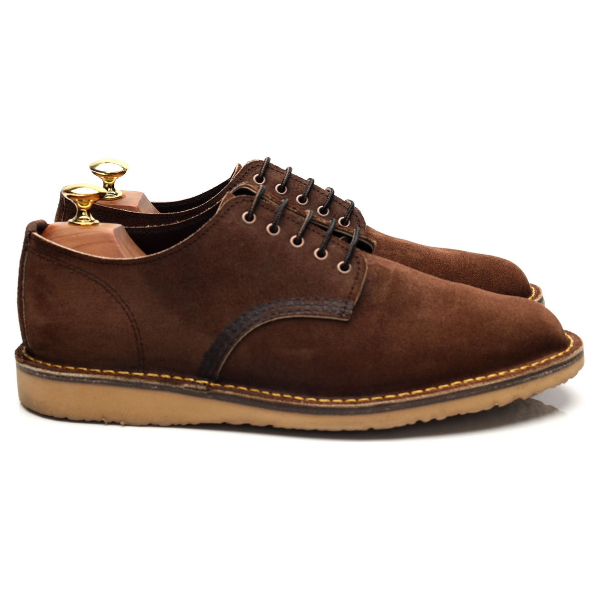 &#39;3606&#39; Brown Suede Derby UK 8 US 9 D
