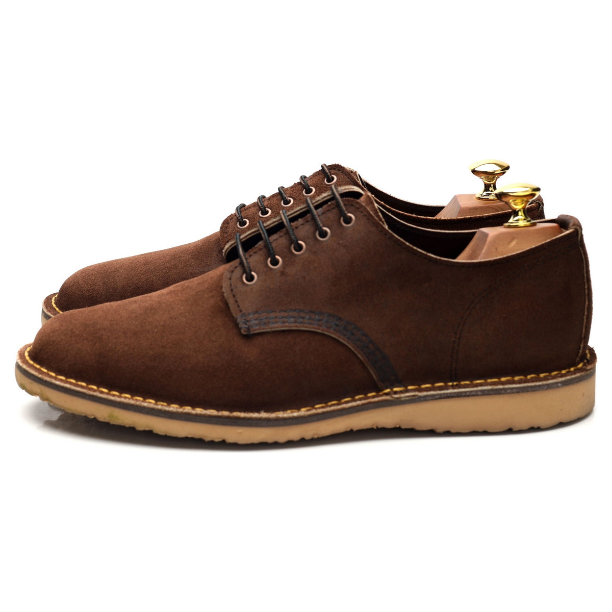 &#39;3606&#39; Brown Suede Derby UK 8 US 9 D