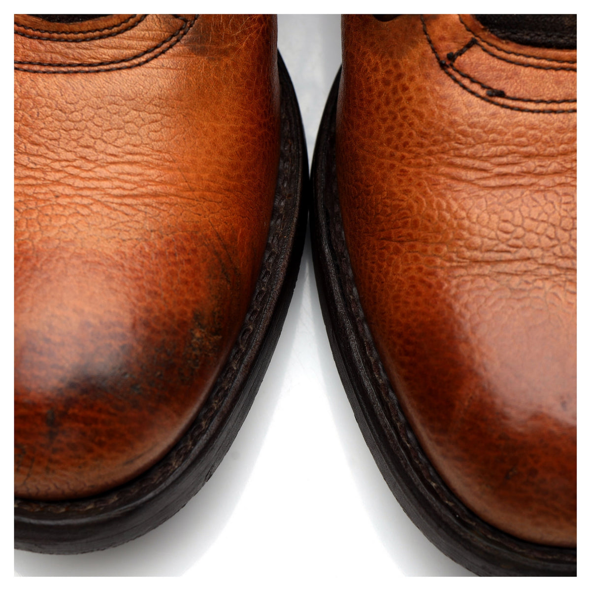 &#39;Ingleborough&#39; Tan Brown Leather Boots UK 8 F