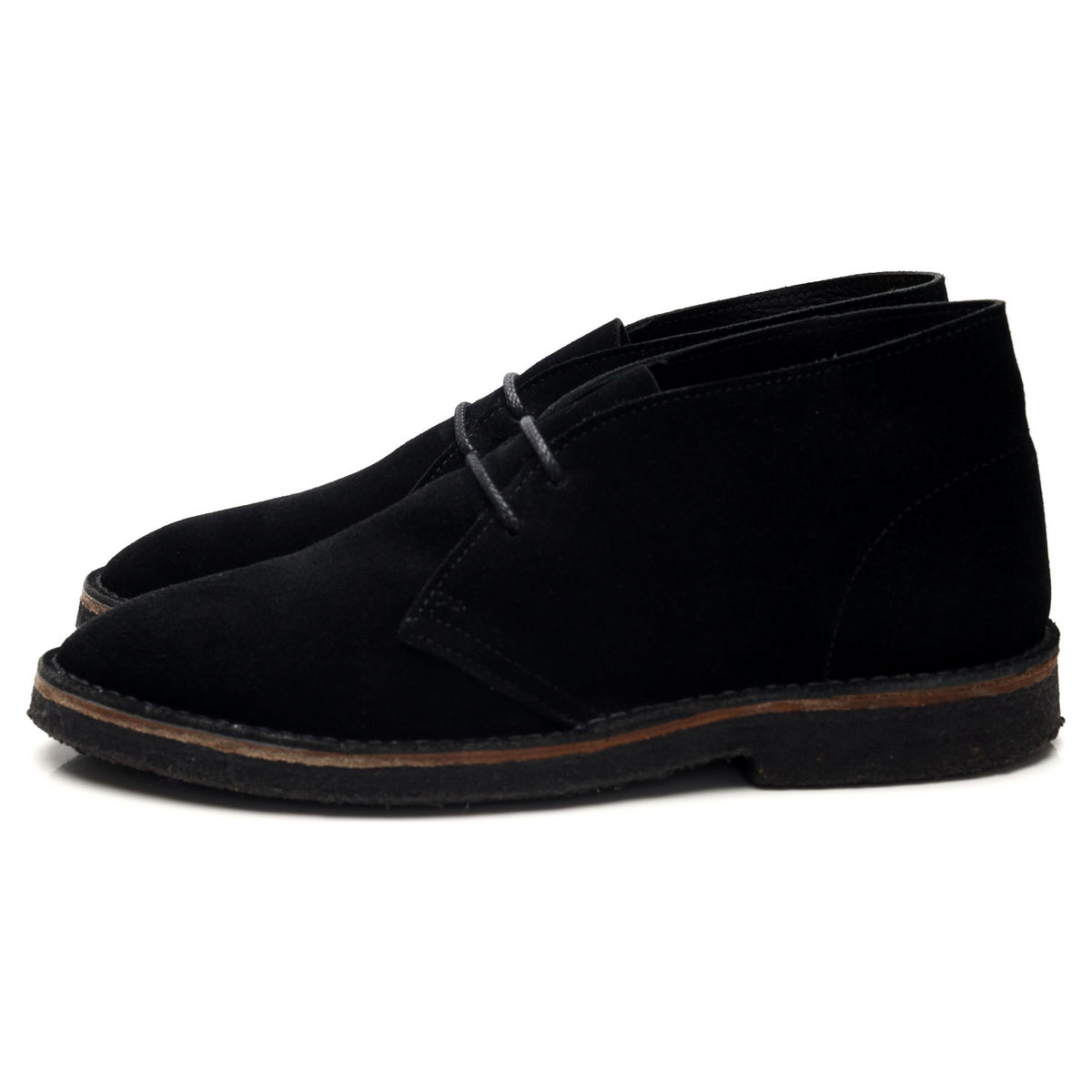 Black Suede Chukka Boots UK 7.5