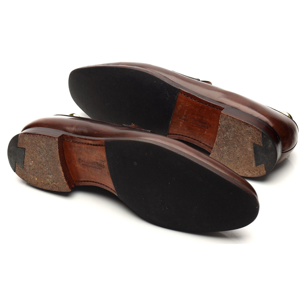 &#39;Sydney&#39; Brown Leather Loafers UK 8.5 E