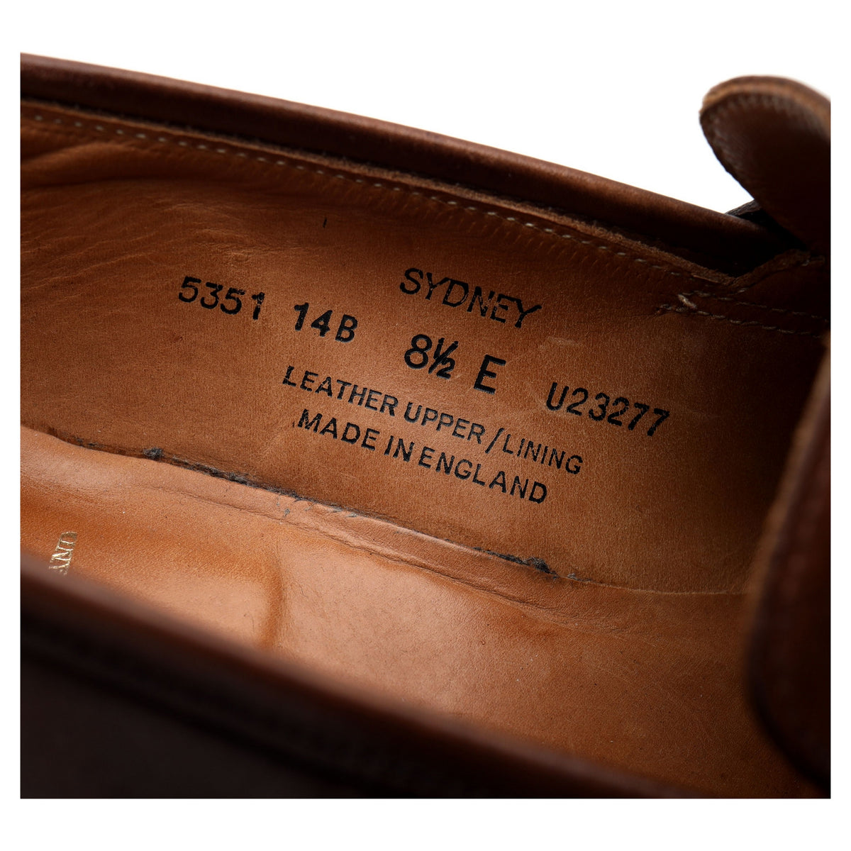 &#39;Sydney&#39; Brown Leather Loafers UK 8.5 E