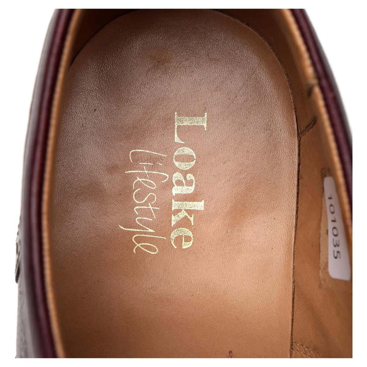 &#39;Woodstock&#39; Burgundy Leather Oxford Brogues UK 9 G