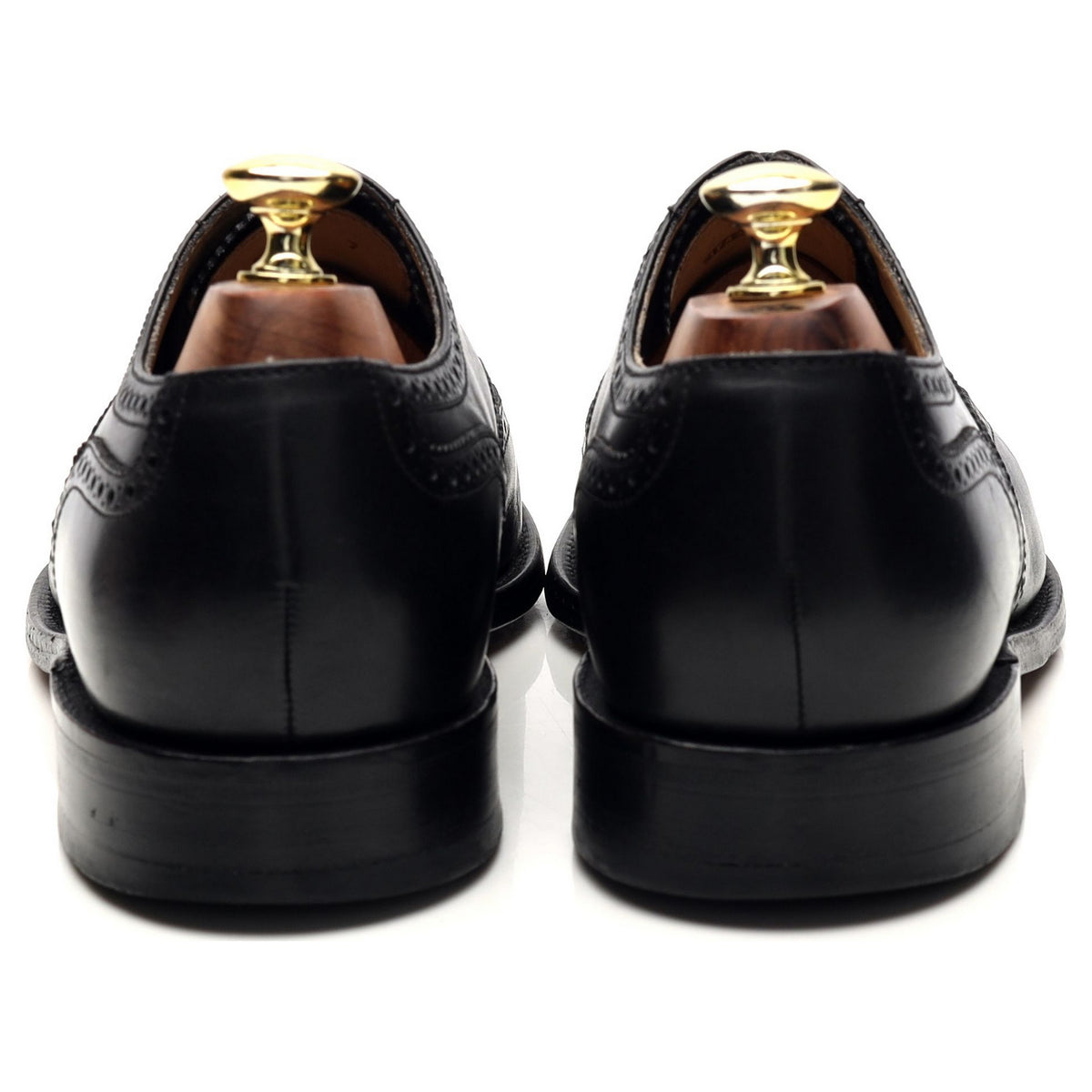 &#39;Severn 2&#39; Black Leather Oxford Brogues UK 7 G